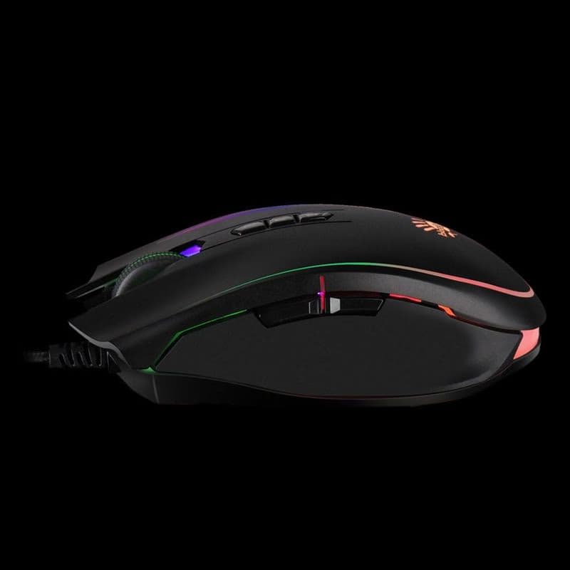 A4tech Bloody Podsvietená herná myš P81S Activated, 8000 DPI, USB, Core 3, čierna 2