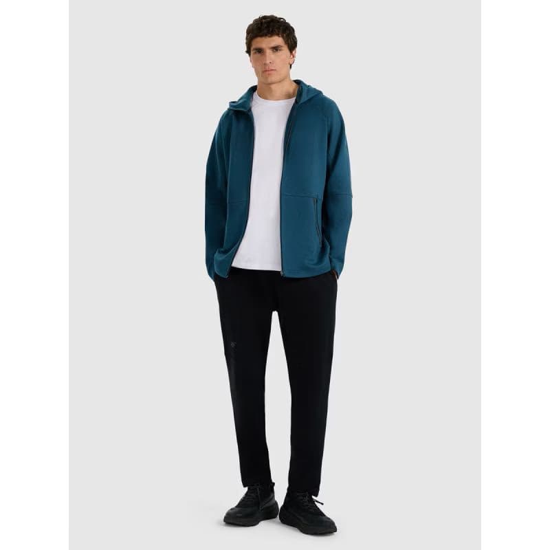 Pánska mikina so zipsom 4F SWEATSHIRT M1865-WAW25TSWSM1865-32S-DENIM 6