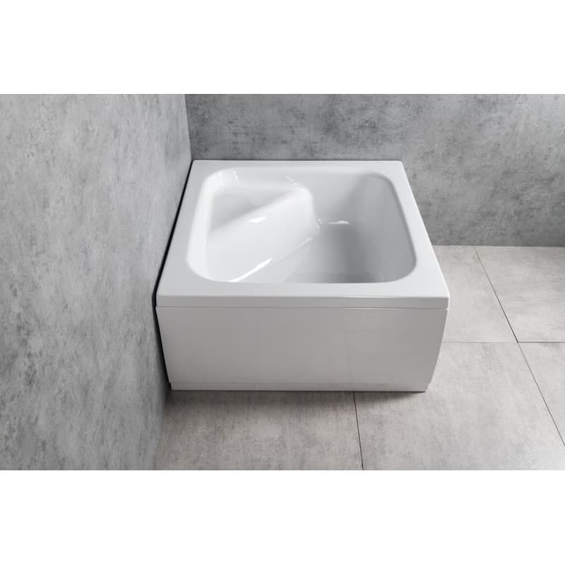 POLYSAN - VISLA hlboká sprchová vanička akrylátová, štvorec 80x80x29cm 50111 3