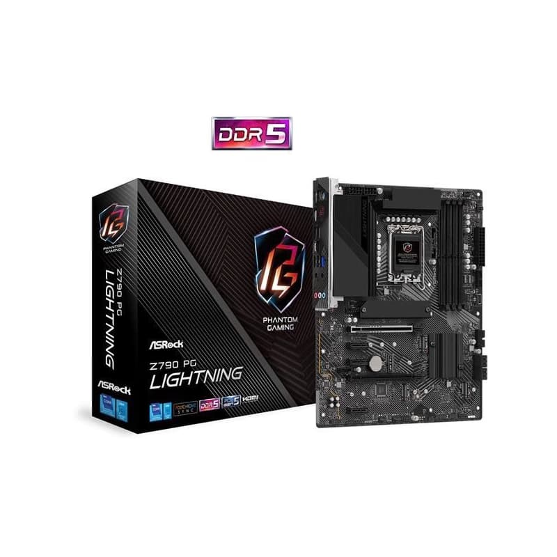 ASRock MB Sc LGA1700 Z790 PG LIGHTNING, Intel Z790, 4xDDR5, 1xHDMI 1