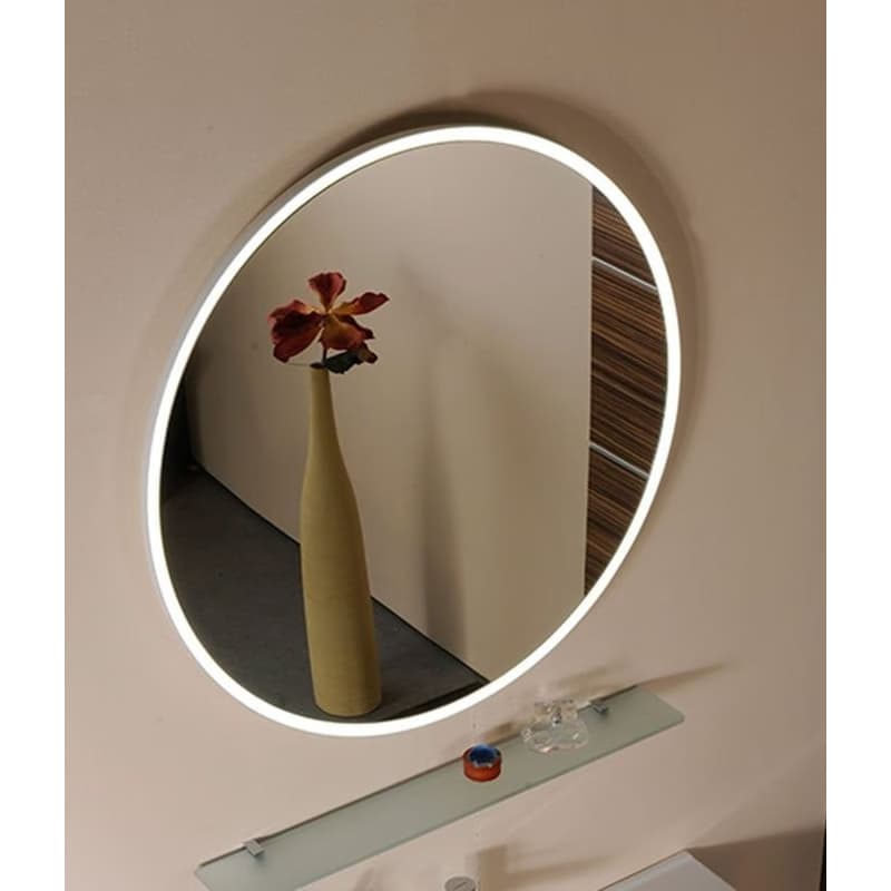 SAPHO - FLOAT LED podsvietené zrkadlo, ø 60cm, biela 22559 5