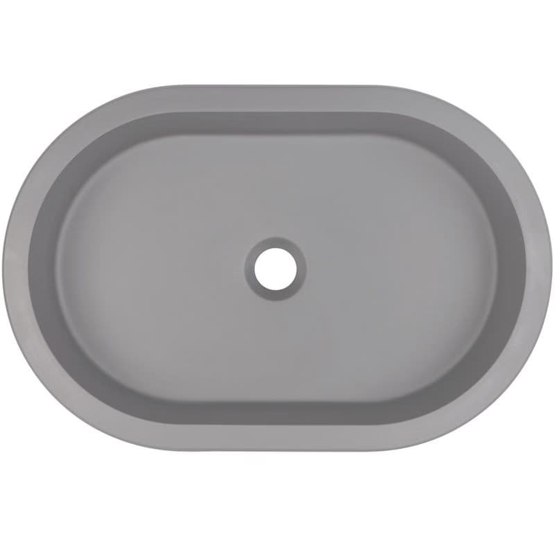 DEANTE - Silia - Granitové umývadlo šedá oval CQS_SU6U 2