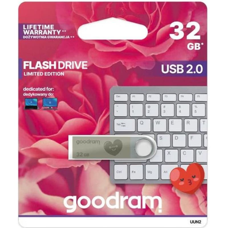 GOODRAM Flash Disk UUN2 32GB USB 2.0 strieborná 5