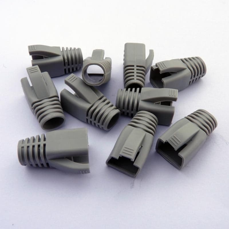DATACOM krytka pre RJ45 (CAT6A, CAT7) sivý (10ks) 1
