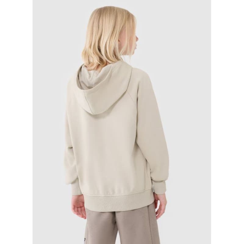 Chlapčenská mikina s kapucňou 4F JUNIOR SWEATSHIRT M1712-12S-CREME 4