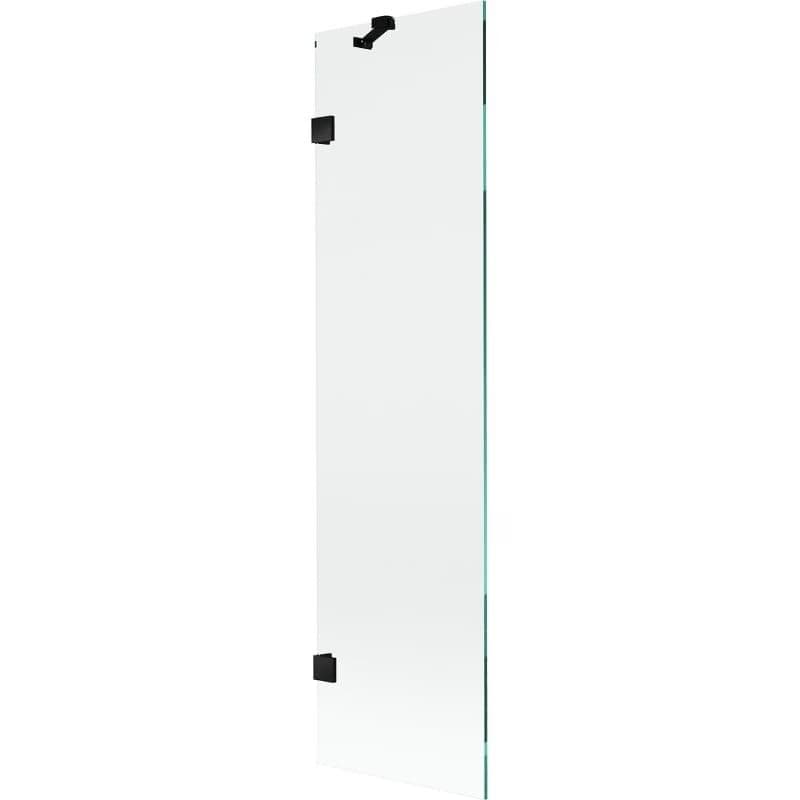 MEXEN/S - Lunar vaňová zástena FIX 50 x 150, transparent, čierna 897-050-000-70-00