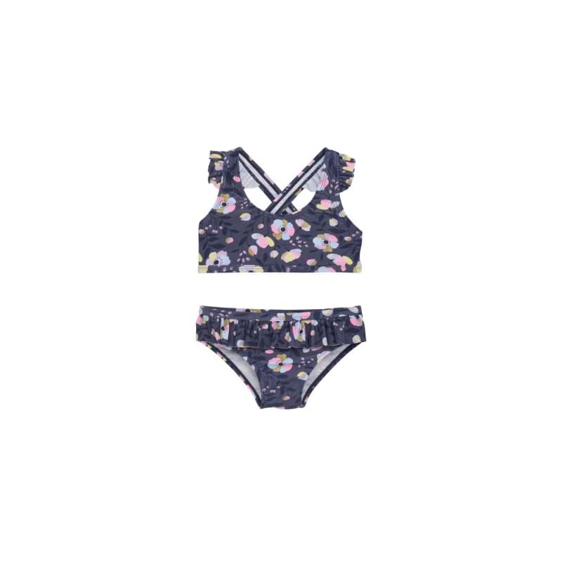Dievčenské plavky COLOR KIDS Bikini W. Short Skirt, AOP, lavender mist