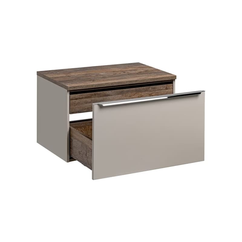 ArtCom Kúpeľňová skrinka s doskou SANTA Fe Taupe D80/1 | 80 cm 2