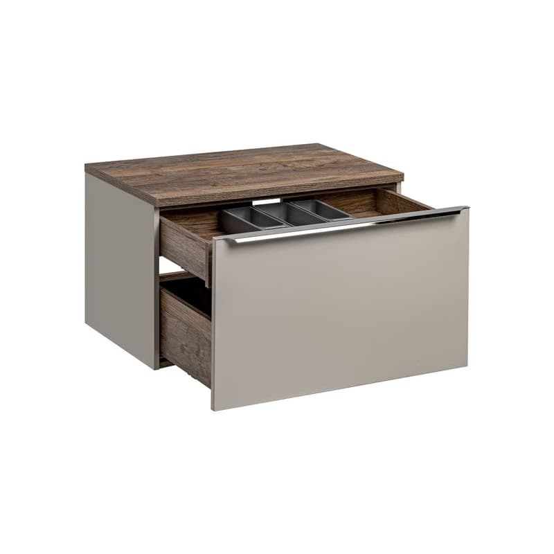 ArtCom Kúpeľňová skrinka s doskou SANTA Fe Taupe D80/1 | 80 cm 3