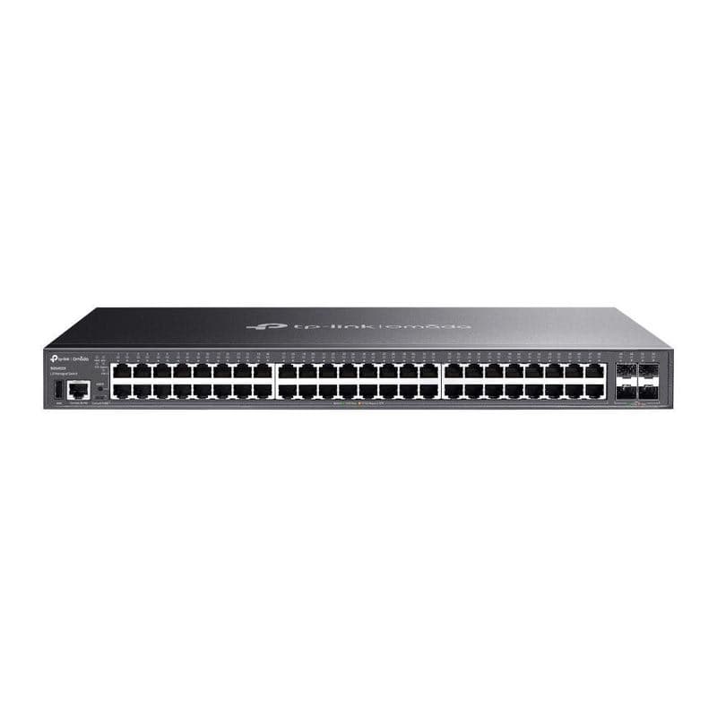 TP-Link OMADA switch SG5452X (48xGbE, 4xSFP+, 1xUSB2.0, 2xConsole, fanless)