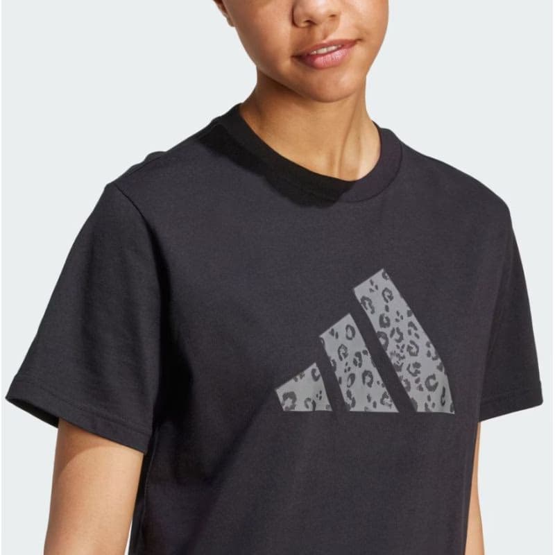 Dámske tričko s krátkym rukávom ADIDAS W ANIMAL T BLACK 4