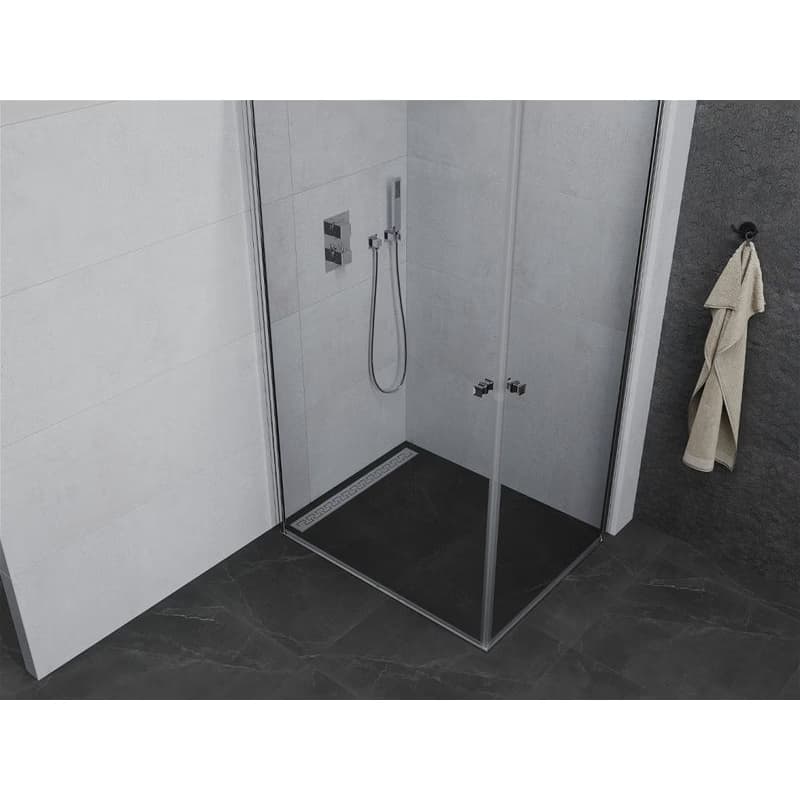 MEXEN/S - PRETORIA duo sprchovací kút 90x80, transparent, chróm 852-090-080-02-00 4