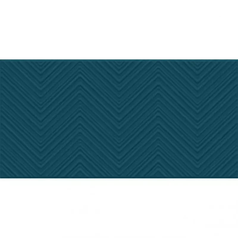 Blue Chevron Mat 30/60 Rekt.