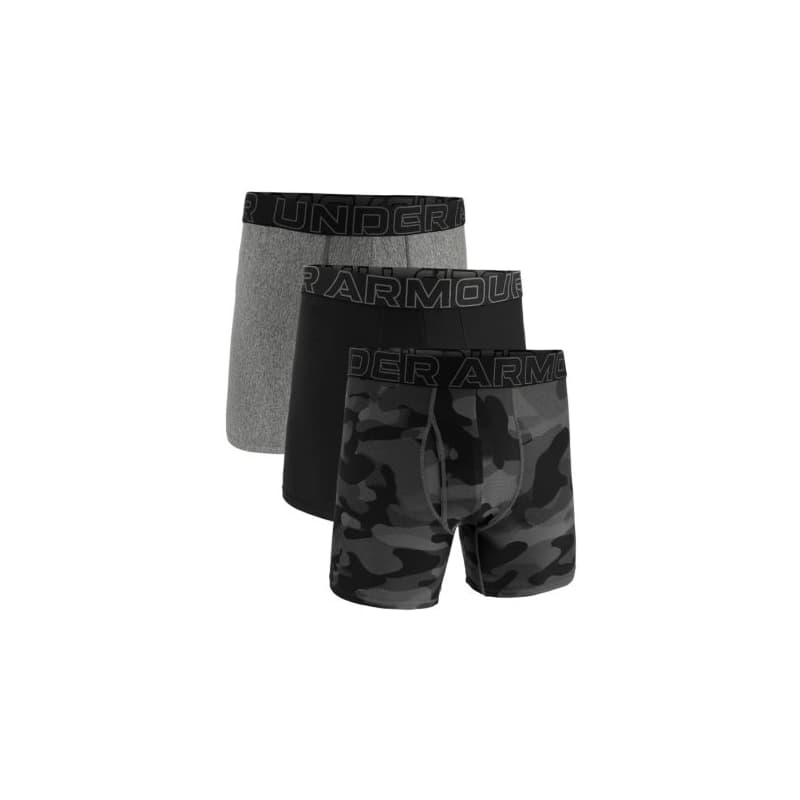 Pánske boxerky UNDER ARMOUR 3 PACK-UA PERFORMANCE TECH- NOVELTY 6in-BLK 1
