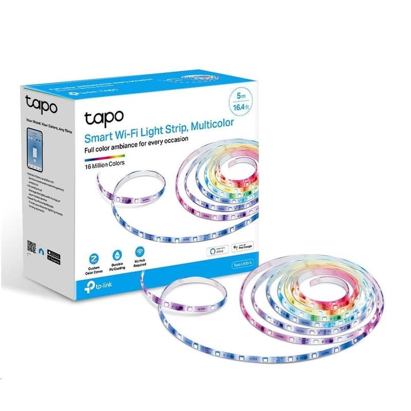 TP-Link Tapo L920-5 šikovný WiFi LED pásik (farebný, 2, 4GHz, 5m) 2