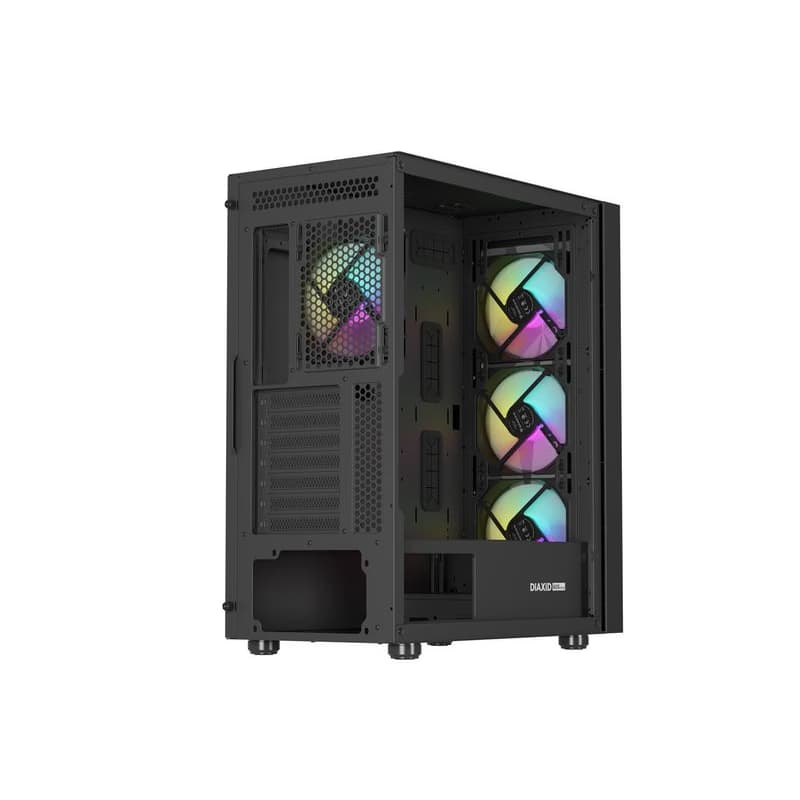 Počítačová skriňa Genesis DIAXID 605 ARGB/Midi Tower/Transpar./Čierna 6