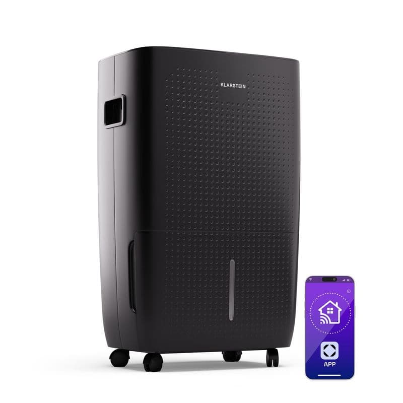 Klarstein DryFy Pro Connect 60 Smart, Odvlhčovač, WiFi, Kompresia, 60l/24h, 45-65 m² 1