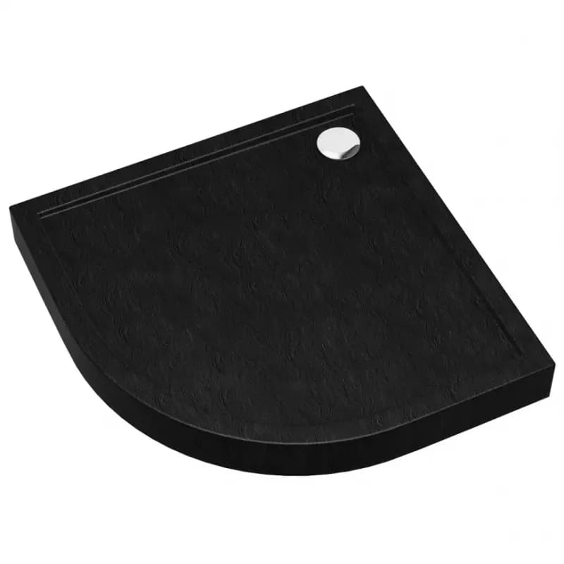 Vanička polokrúhla Black Stone 90x90x12 R55 Espera Plus AQM4634CST 1
