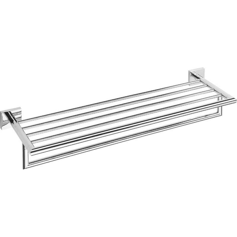 SAPHO - X-SQUARE polička na uteráky s hrazdou 650x110x215, chróm XQ601 1