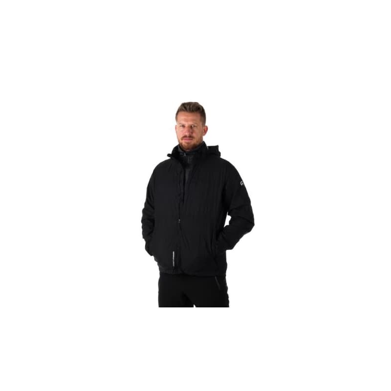 Pánska tréningová bunda s kapucňou NORTHFINDER NORTHKIT-BU-32682OR-black 1