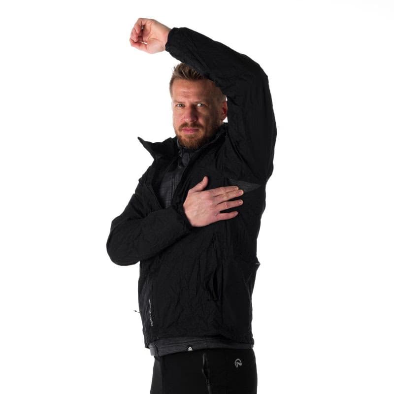 Pánska tréningová bunda s kapucňou NORTHFINDER NORTHKIT-BU-32682OR-black 6