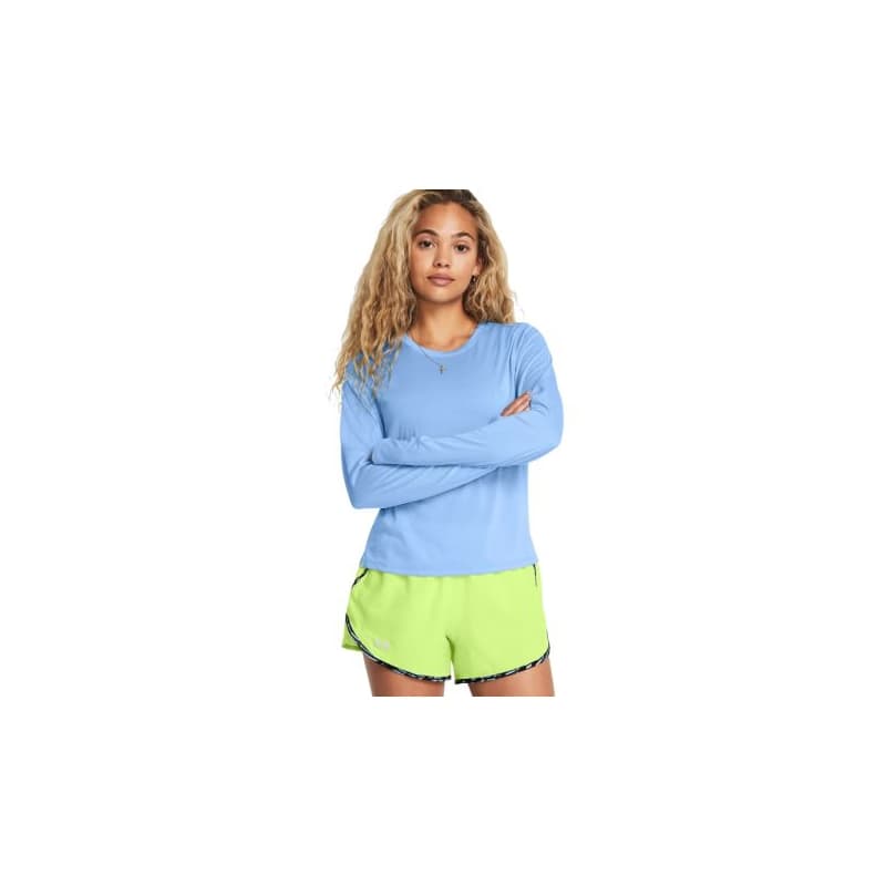 Dámske tréningové tričko s dlhým rukávom UNDER ARMOUR UA Launch Longsleeve - BLU