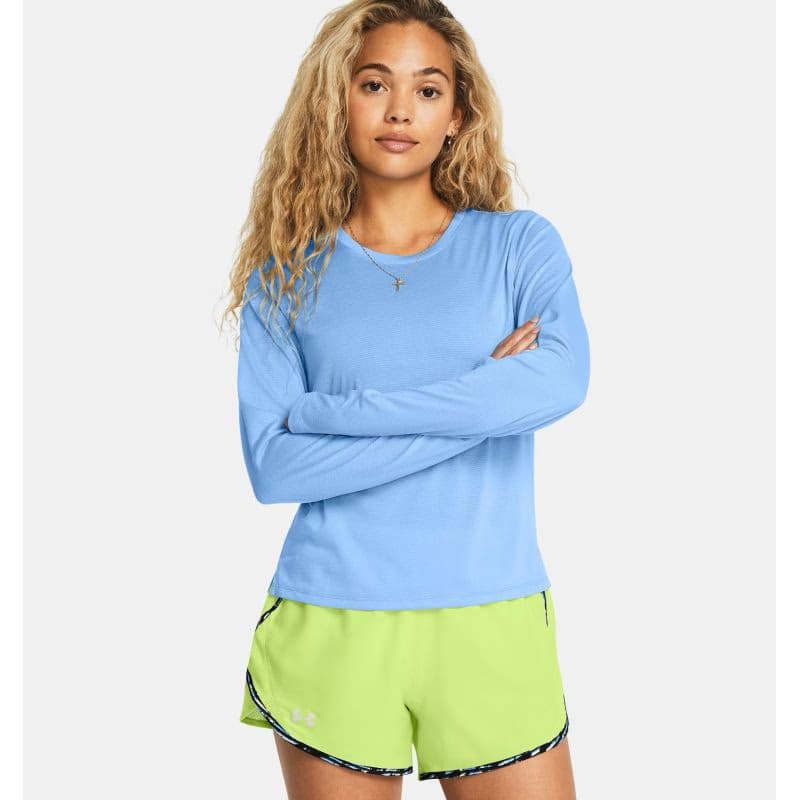 Dámske tréningové tričko s dlhým rukávom UNDER ARMOUR UA Launch Longsleeve - BLU 2