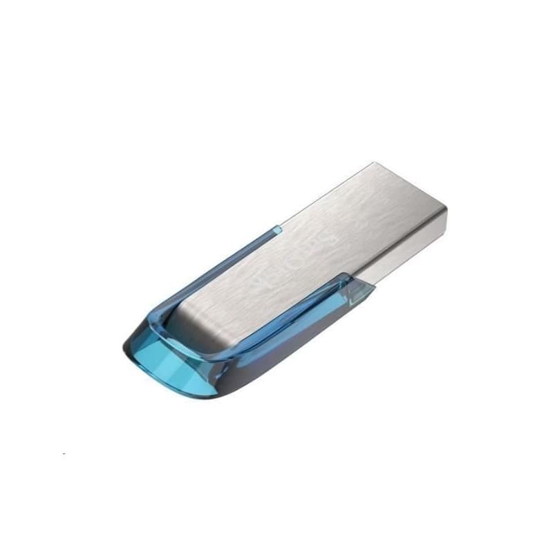 SanDisk Flash Disk 64GB Ultra Flair, USB 3.0, tropic modrá 4
