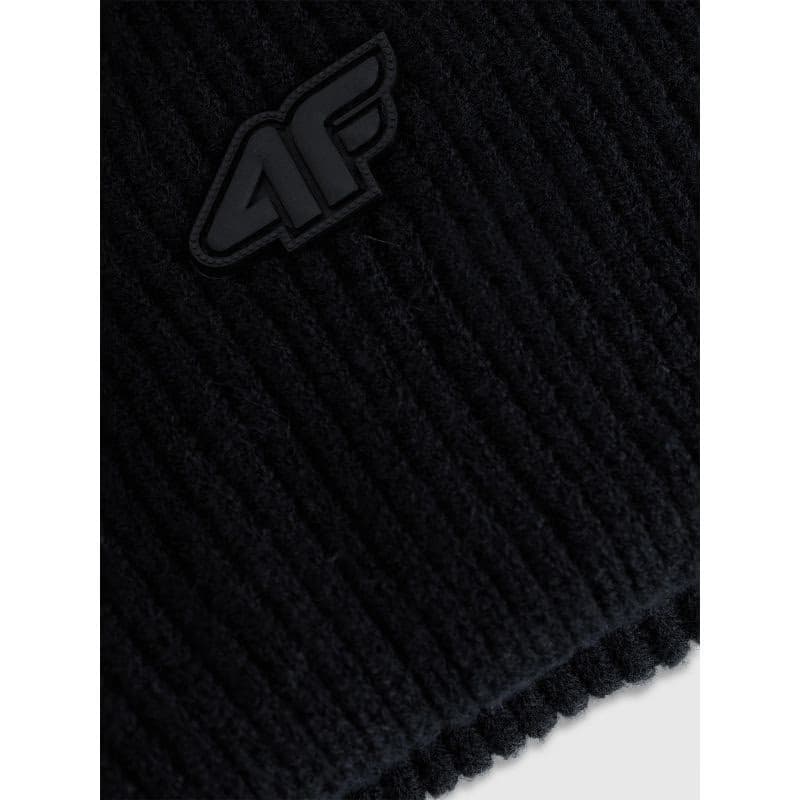Zimná čiapka 4F CAP WAW25ACAPU562-20S DEEP BLACK 3