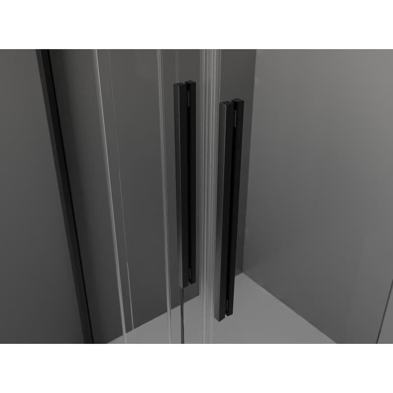 MEXEN/S - Velar Duo štvorcový sprchovací kút 90 x 90, transparent, čierna 871-090-090-02-70 4