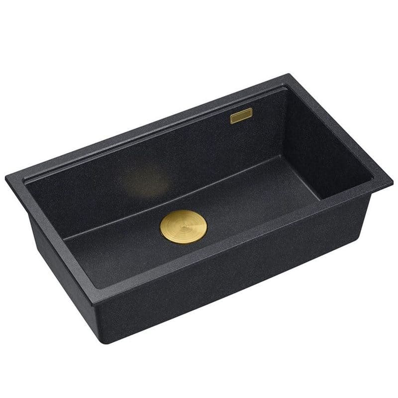 Quadron Quadron - Granitový drez Logan 110 Black Metallic Oceľ HQD7644U8_BS_U 1