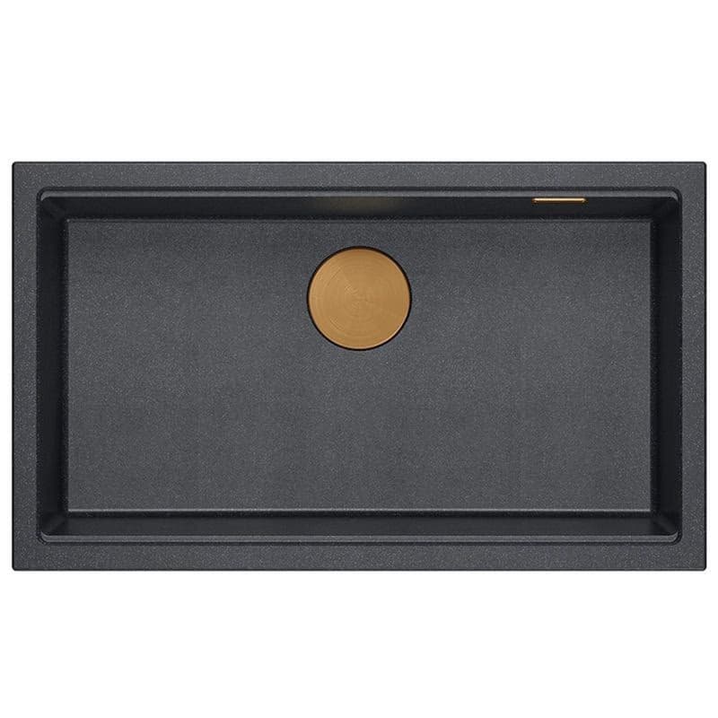 Quadron Quadron - Granitový drez Logan 110 Black Metallic Oceľ HQD7644U8_BS_U 5