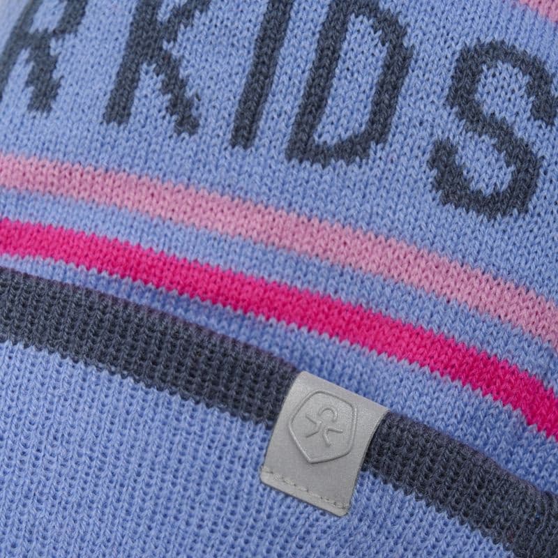 Detská zimná čiapka COLOR KIDS Hat - Logo CK-741915.6403-Hydrangea 2