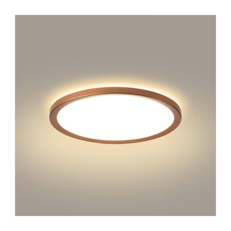 Brilagi - LED kúpeľňové stropné svietidlo ULTRA SLIM LED/12W/230V priemer 22,5 cm ružové zlato IP54 BRI627 1