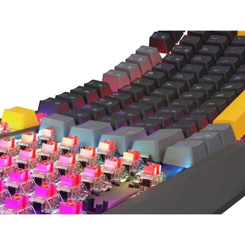 Genesis herná klávesnica THOR 230/TKL/RGB/Outemu Red/Drôtová USB/US layout/Anchor Positive Šedá 3