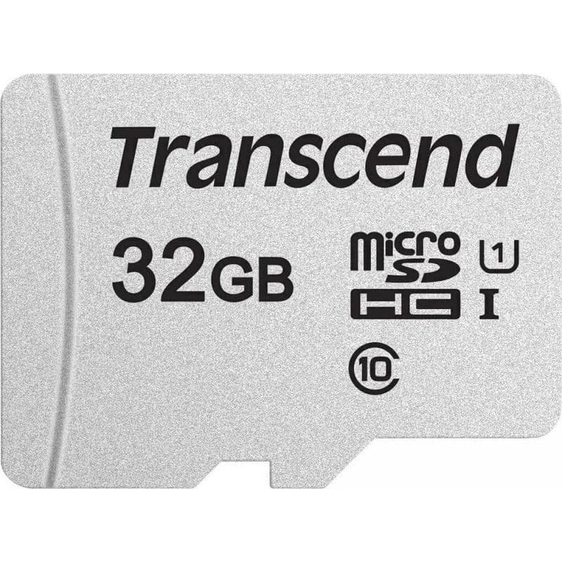 TRANSCEND MicroSDHC karta 32GB 300S, UHS-I U1 + adaptér 6
