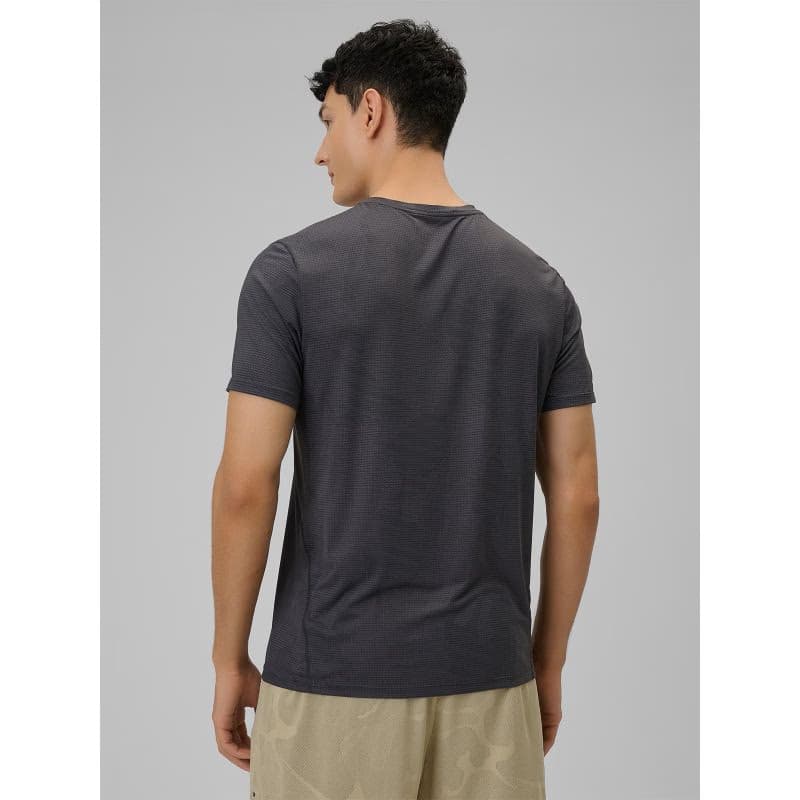 Pánske bežecké tričko s krátkym rukávom 4F TSHIRT FNK M1778-21A-BLACK ALLOVER 4