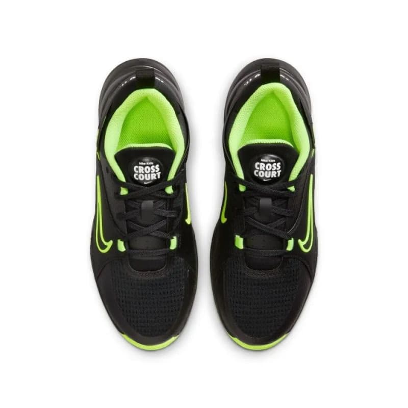Chlapčenská halová obuv NIKE Crosscourt black volt white 4