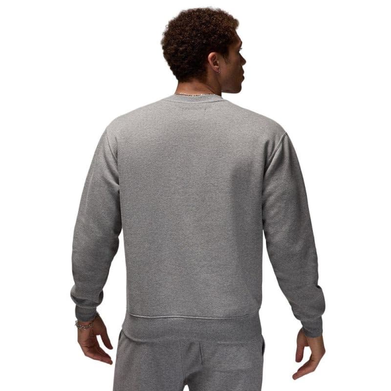 Pánska mikina NIKE M J BRKLN FLC CREW-091 CARBON HEATHER WHITE 3