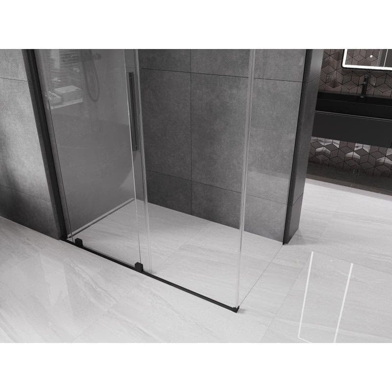 MEXEN/S - Velár sprchovací kút 130 x 70, transparent, čierna 871-130-070-01-70 2