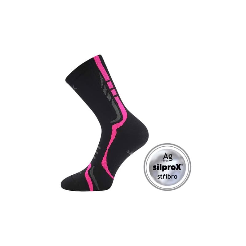 Dámske turistické ponožky VOXX 1 PACK-Thorx-Black Pink