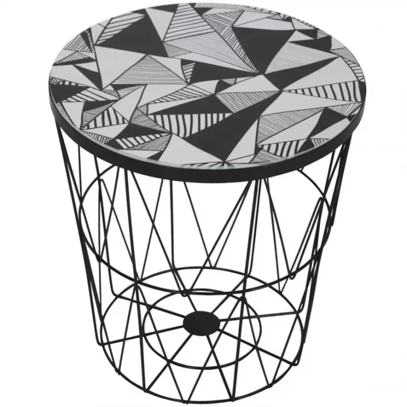 Konferenčný stolík Basket čierny 1