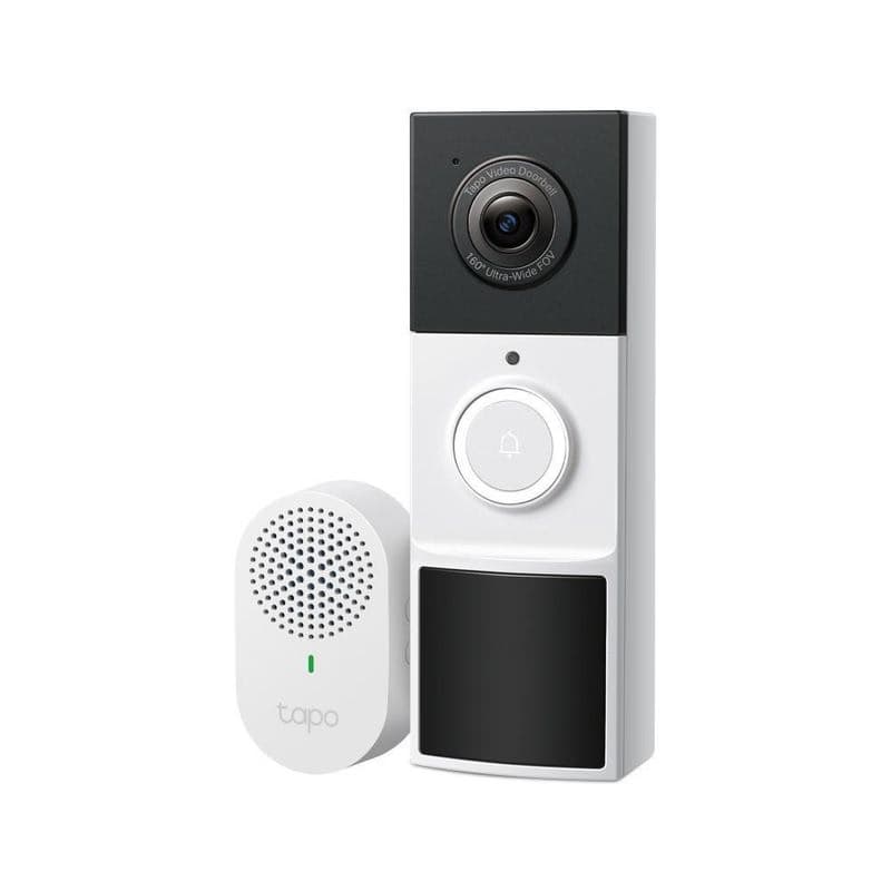 TP-Link Tapo D205 Chytrý mini video zvonček (3MP, 2K, 1296px, WiFi, IR 8m, microSD)
