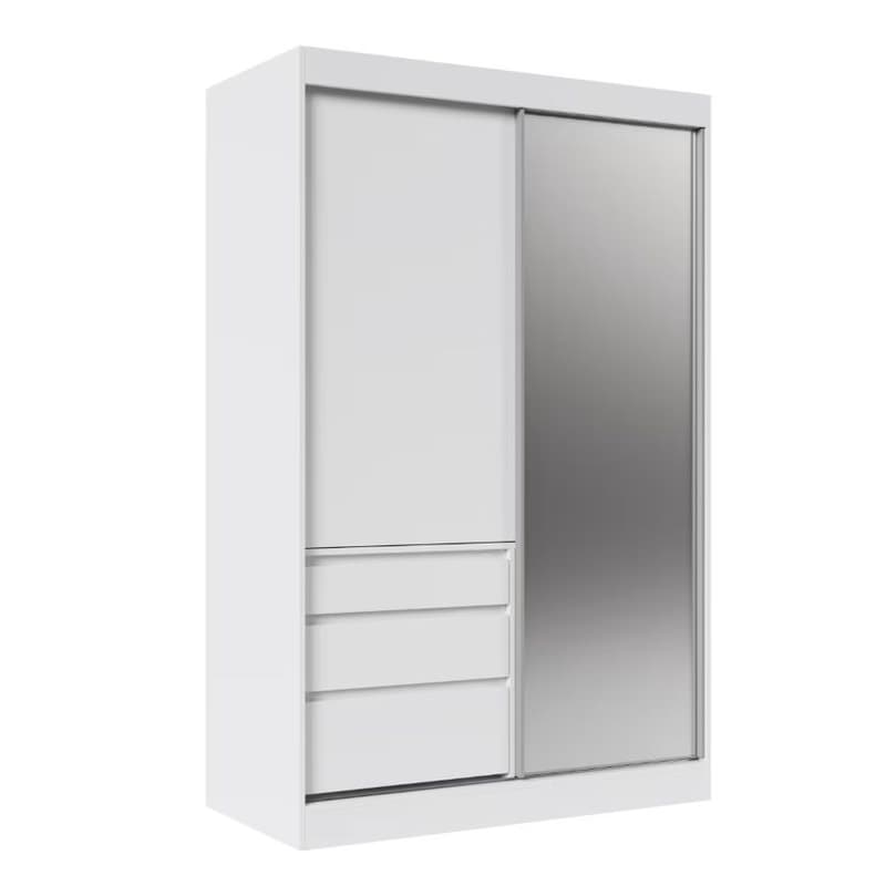 ArtAdrk Šatníková skriňa HAIDAR  | biela 140 cm 1