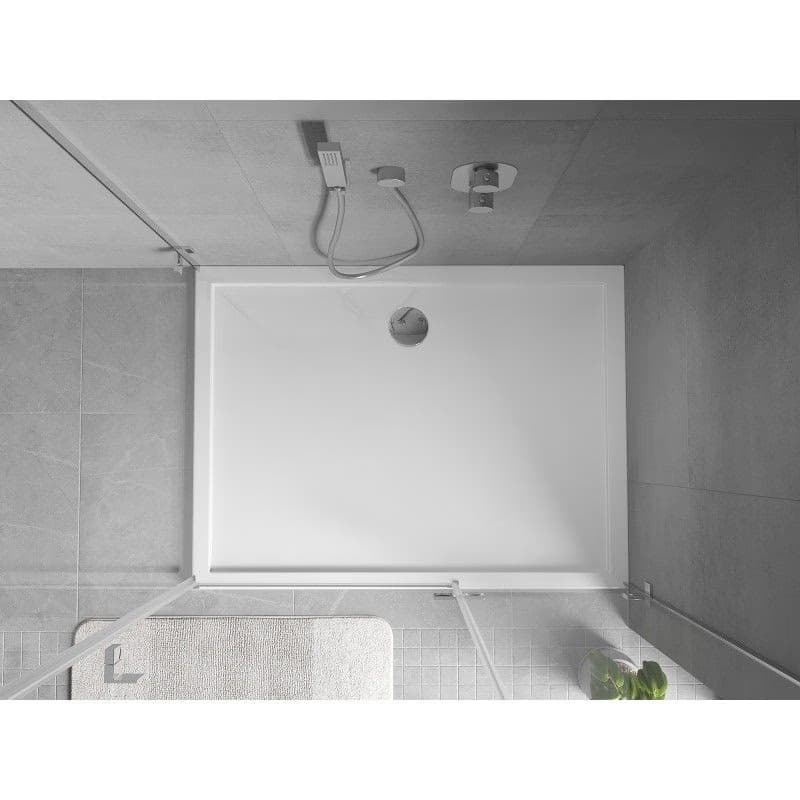 MEXEN - Flow sprchová vanička obdĺžniková slim 75 x 95, biela lesk 46R107595 3