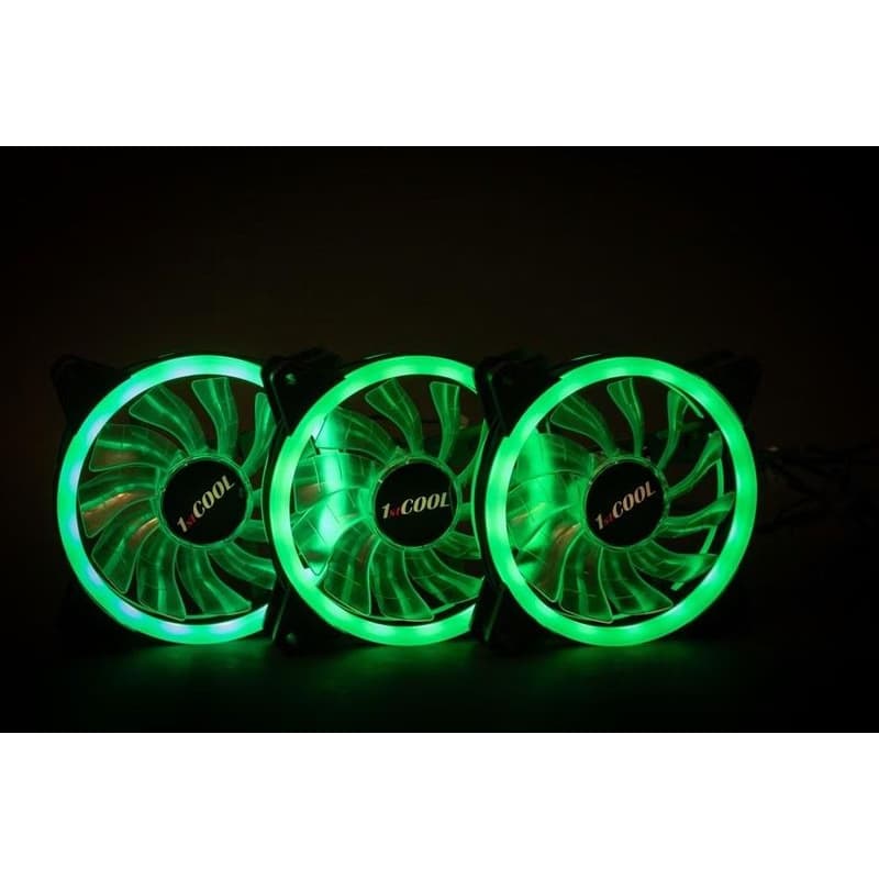 1stCOOL KIT AURA EVO CRYSTAL ARGB 3x Crystal White ventilátor + ARGB Nano radič 6