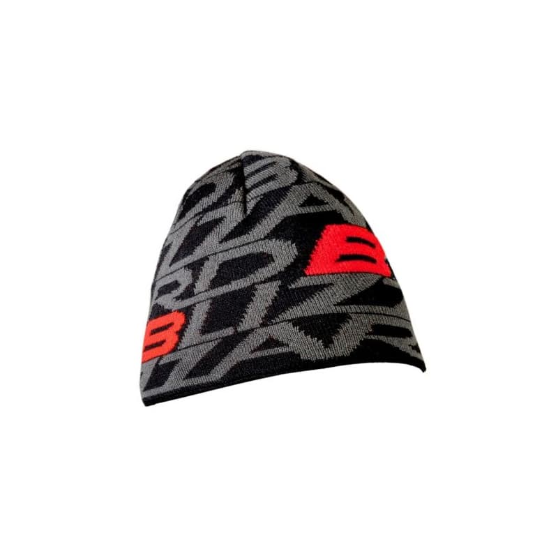 Pánska zimná čiapka BLIZZARD Dragon cap, black red