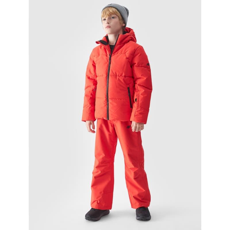 Chlapčenská lyžiarska bunda 4F JUNIOR TECHNICAL JACKET-JWAW24TTJAM534-62S-RED 3