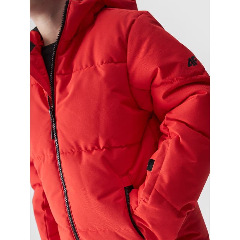 Chlapčenská lyžiarska bunda 4F JUNIOR TECHNICAL JACKET-JWAW24TTJAM534-62S-RED 5