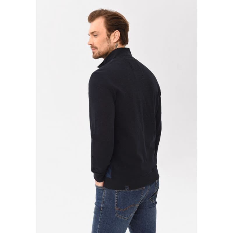 Pánska mikina so zipsom VOLCANO NARS-601-BLUE 3